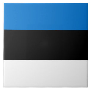 Estonian Flag Tile