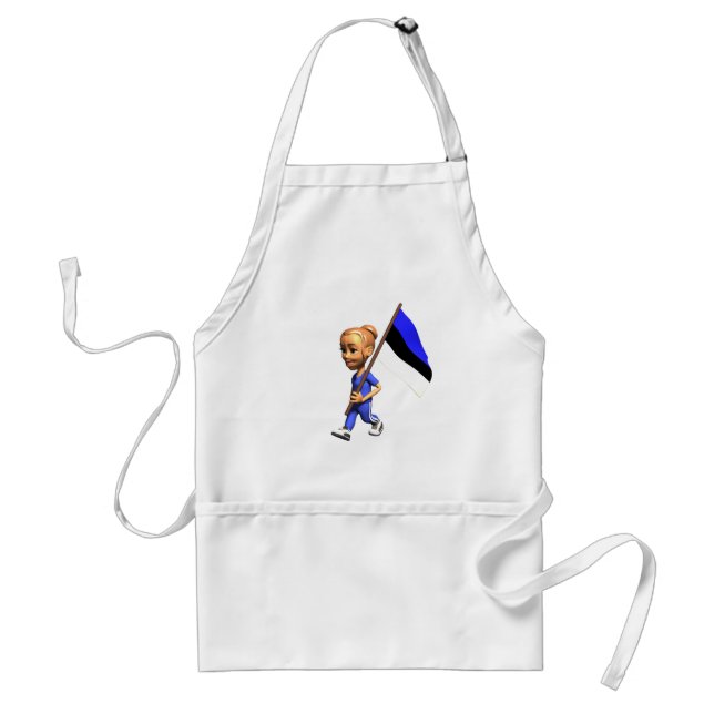 Estonian Girl Standard Apron (Front)