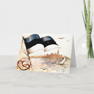 Estonia's 1st National Postcard - Blank