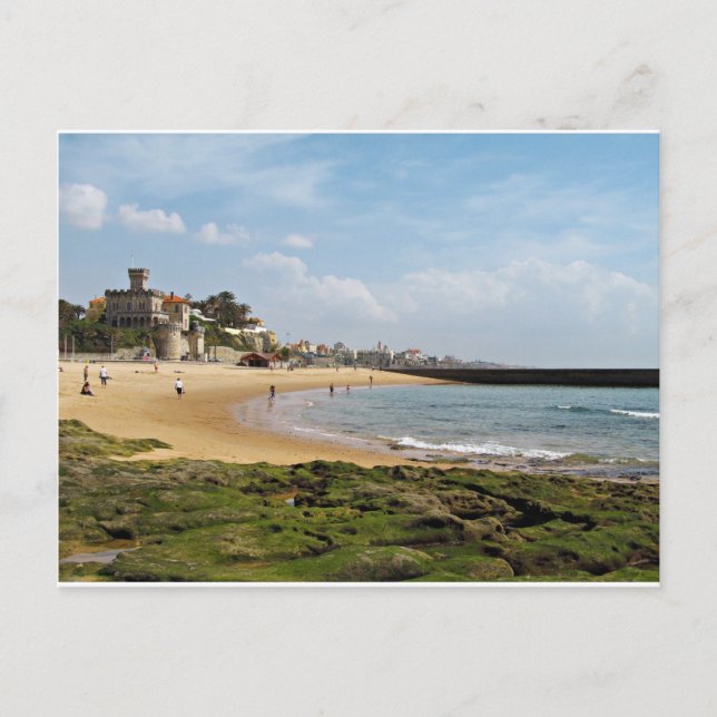 Estoril Beach view Postcard (Front)