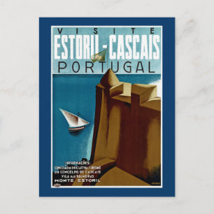 Estoril - Cascais Portugal Postcard