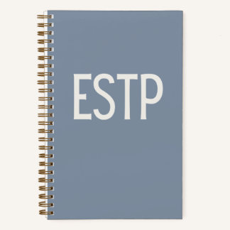 ESTP Personalized Blue Journal Notebook