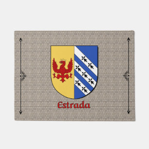 Estrada Historical Shield on Cobblestone Doormat