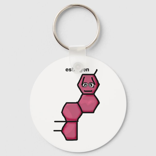 Estrogen Keychain (Front)