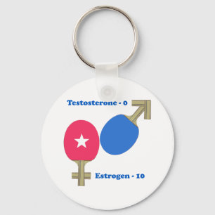Estrogen Ping Pong Keychain