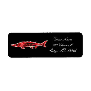 esturgeon rouge nageant Thunder_Cove