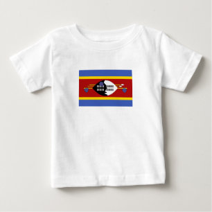 Eswatini Flag Baby T-Shirt