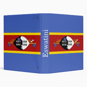 Eswatini Flag Binder