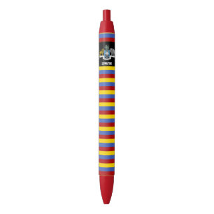 Eswatini Flag Cute Patriotic Black Ink Pen