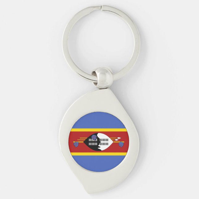 Eswatini Flag Keychain (Front)