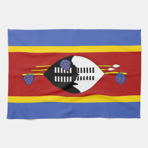 Eswatini Flag Kitchen Towel