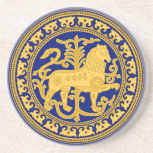 Esztergom Lion Sandstone Coaster