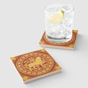 Esztergom Lion Stone Coaster
