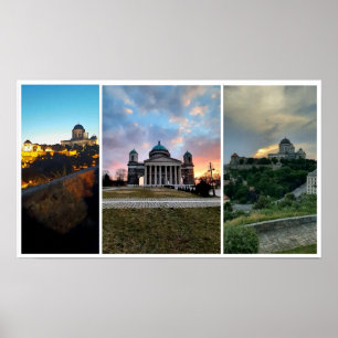 Esztergom Night Sky. Poster