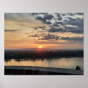 Esztergom Night Sky. Poster