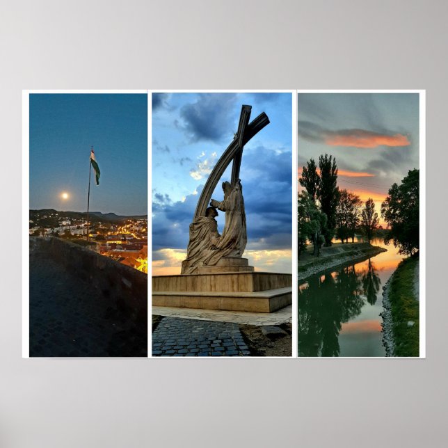 Esztergom Night Sky. Poster (Front)