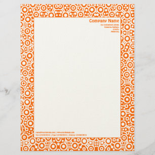 ET Circuity - Orange (on "Felt" Paper) Letterhead