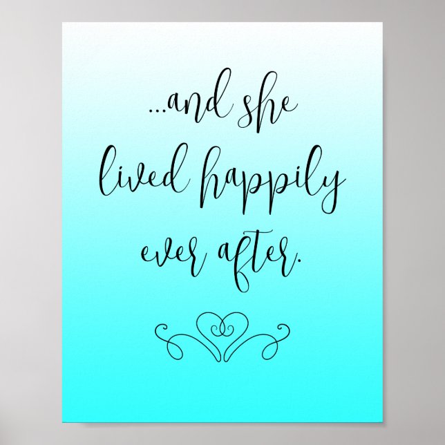 Et Elle A Vécu Heureusement Jamais Après Poster (Devant)