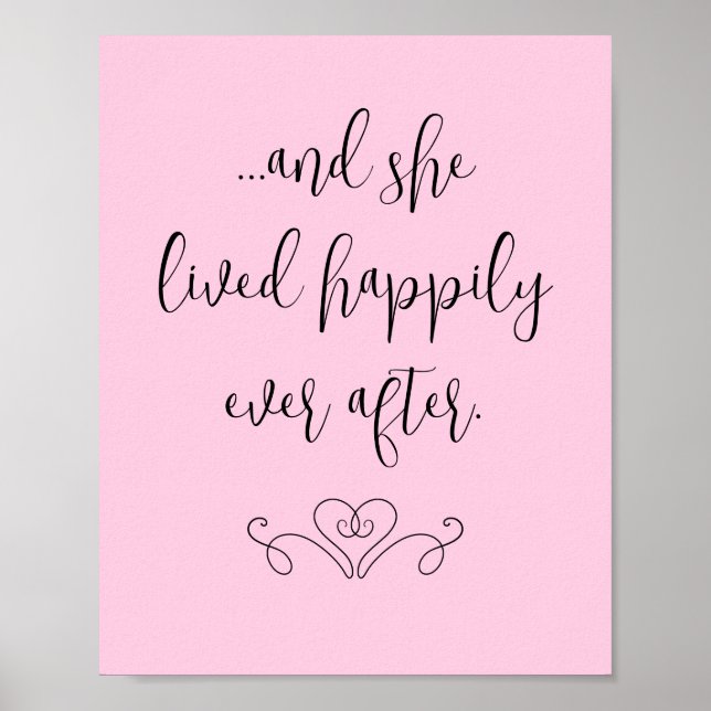 Et Elle A Vécu Heureusement Jamais Après Poster (Devant)