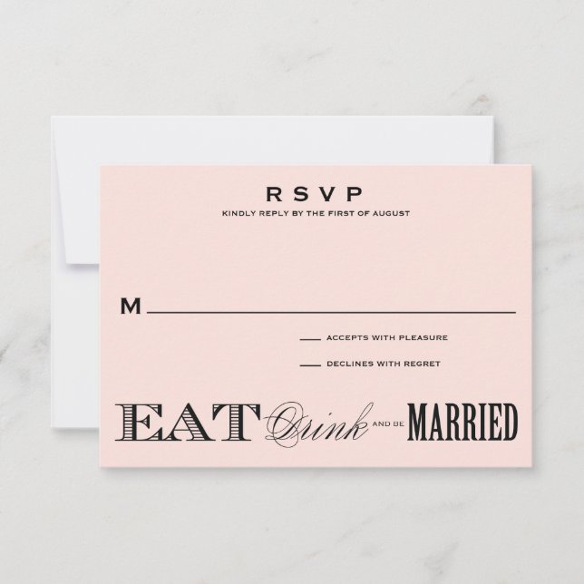 ET ÊTRE MARIÉ | RSVP 3,5 x 5 (Devant)