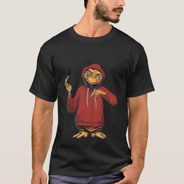 Et Hiding In A Portrait T-Shirt (Front)