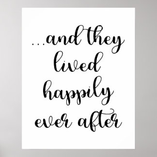 ...Et Ils Ont Vécu Heureux Jamais Après Poster