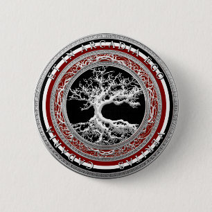 ET IN ARCADIA EGO 2 INCH ROUND BUTTON