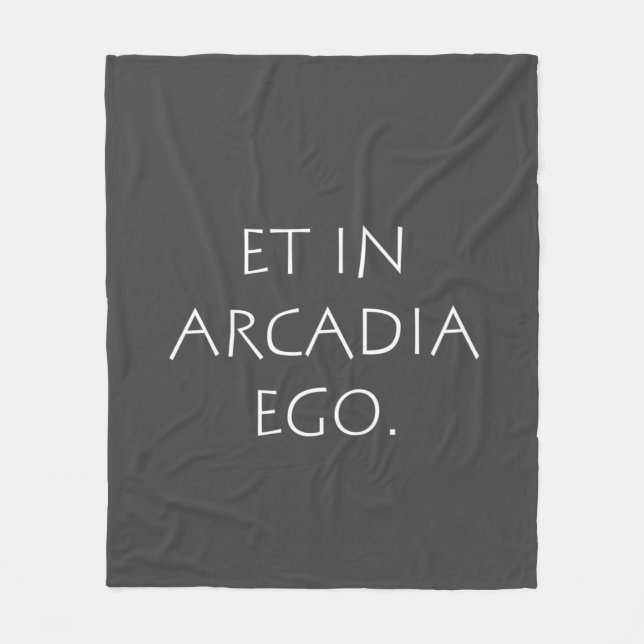 Et in Arcadia ego Fleece Blanket (Front)