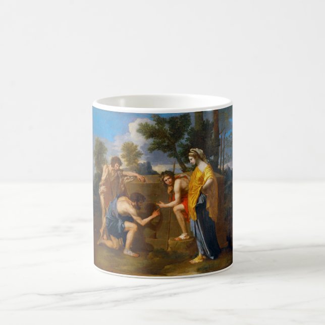Et in Arcadia ego, Poussin Coffee Mug (Center)