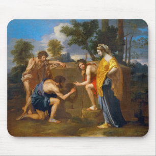Et in Arcadia ego, Poussin Mouse Pad