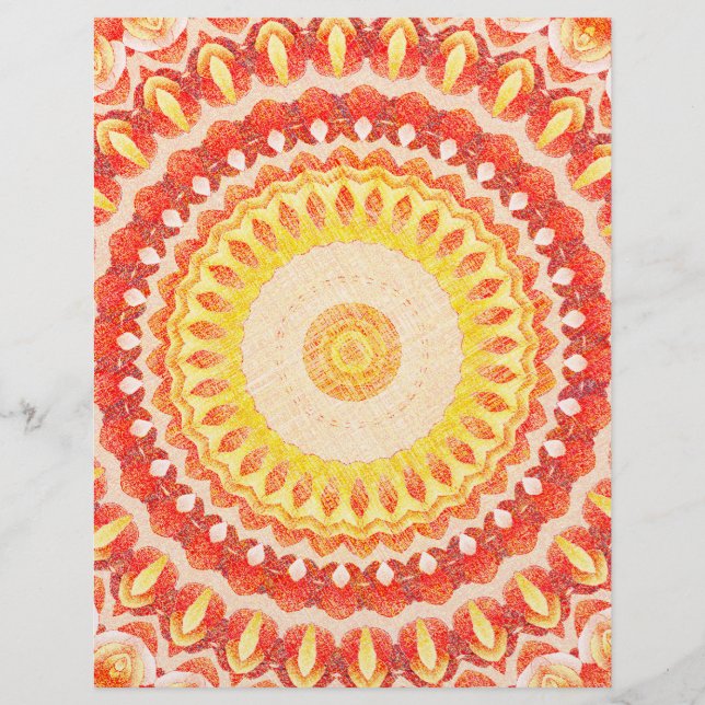 ET Kaleidoscope Scrapbook Paper Bulk Pages (Front)