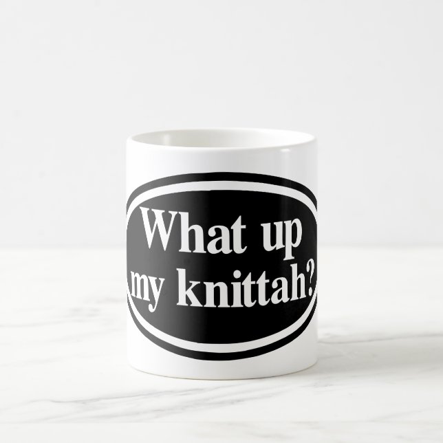 Et Mon Knittah ? Café Mug (Centre)