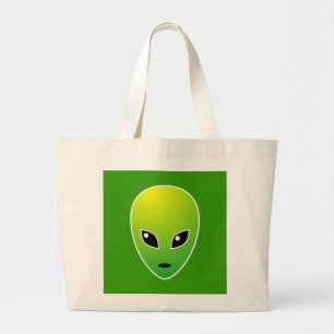 ET - on Green Large Tote Bag