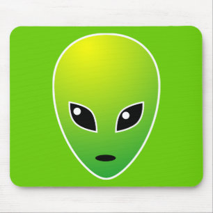 ET - on Green Mouse Pad