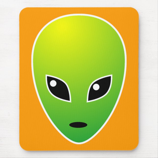 ET - on Orange - Customized Mouse Pad (Front)