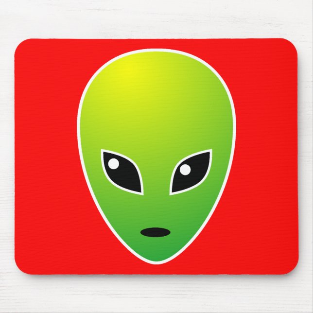 ET - on Red Mouse Pad (Front)
