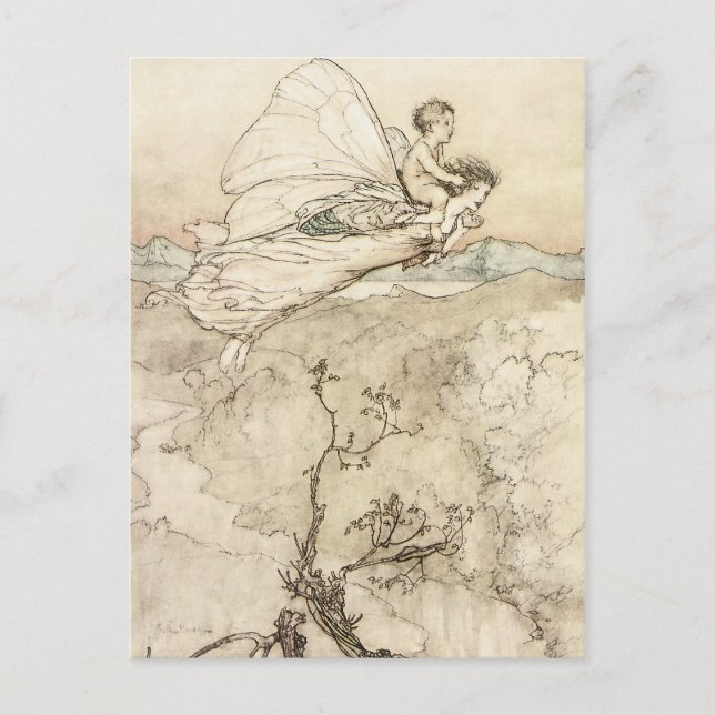 Et Sa Carte Postale Fairy Sen (Devant)