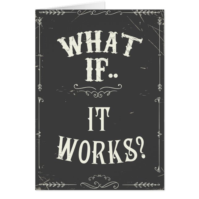 Et si ça marche ? (Devant)