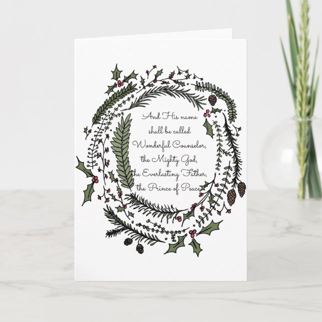 Et son nom s'appellera la carte de Noël (Devant)