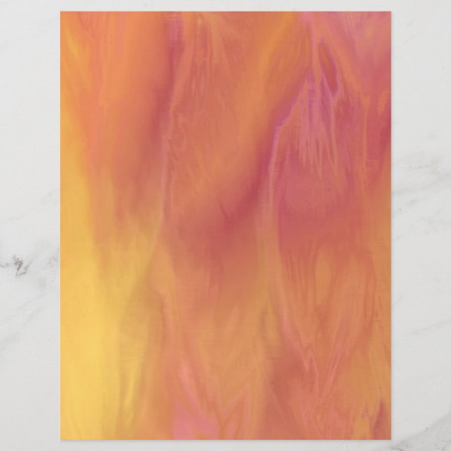 ET Sunset Scrapbook Paper 2-Sided Page (Front)