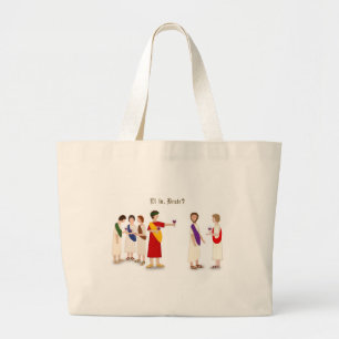 "Et tu, Brute?" Julius Caesar Large Tote Bag