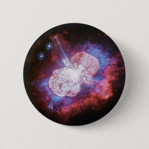 Eta Carinae Binary Star System Fireworks 2 Inch Round Button