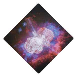Eta Carinae Binary Star System Fireworks Graduation Cap Topper