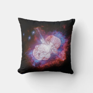 Eta Carinae Binary Star System Fireworks Throw Pillow