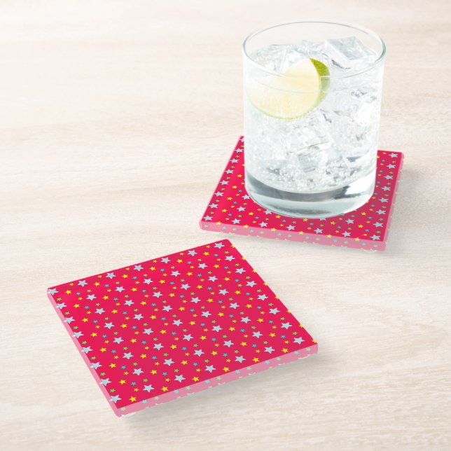Eta Carinae Glass Coaster (Angled)