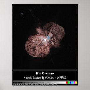 Eta Carinae Hubble Telescope Photo Poster