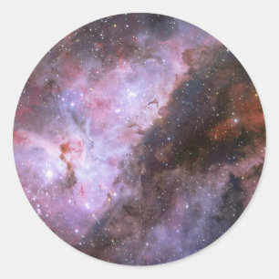 Eta Carinae Nebula Classic Round Sticker