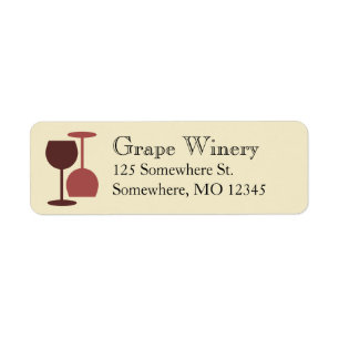 Établissement vinicole/vinothèque d'étiquettes