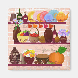 étagères de cuisine aimant