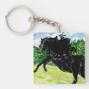 Étalon noir porte - clé
